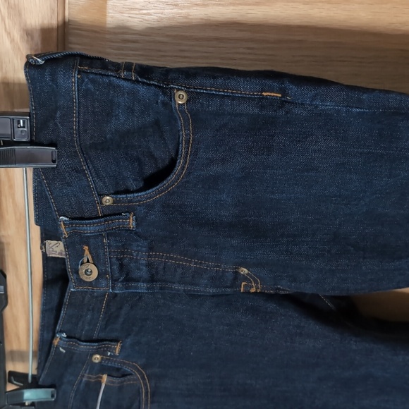 NWOT, Men's Sz 33 PRPS Dark Denim Button Fly Straight Leg Jeans - Picture 4 of 11